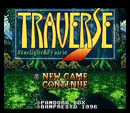 Traverse - Starlight & Prairie Title Screen
